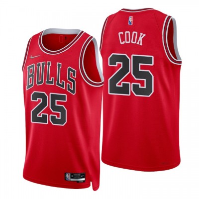 Nike Chicago Bulls #25 Tyler Cook Red Men's 2021-22 NBA 75th Anniversary Diamond Swingman Jersey - Icon Edition Men's